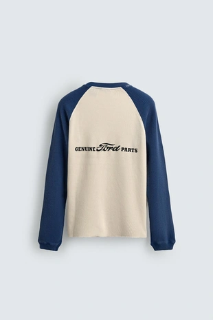 Футболка в стиле колор-блок WAFFLE FORD ©- Заказать в России