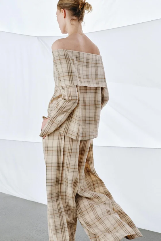 БРЮКИ В КЛЕТКУ — коллекция Zara «ZW»