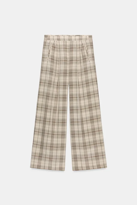 БРЮКИ В КЛЕТКУ — коллекция Zara «ZW»