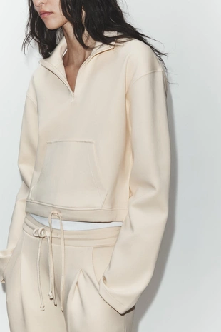 Толстовка поло из интерлока