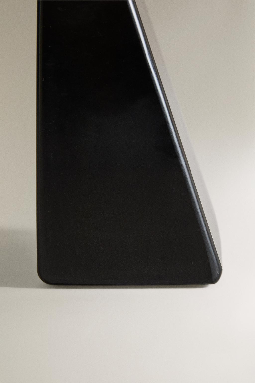 Мраморный книжный конец в форме треугольника