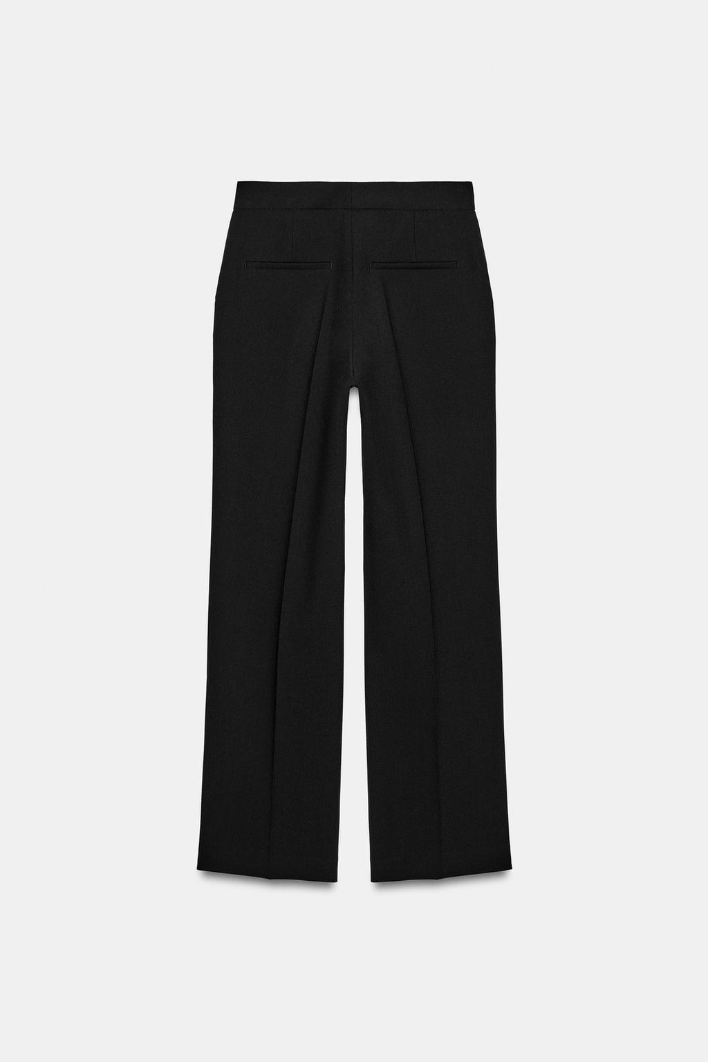 БРЮКИ ПРЯМОГО КРОЯ С ВЫСОКОЙ ПОСАДКОЙ