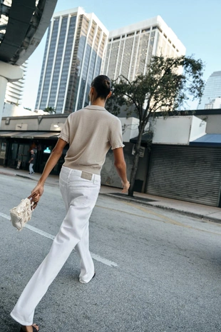 Кардиган с короткими рукавами и кружевом- Заказать в России