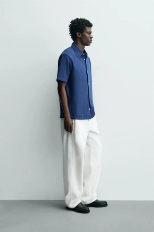 Рубашка комфортного кроя