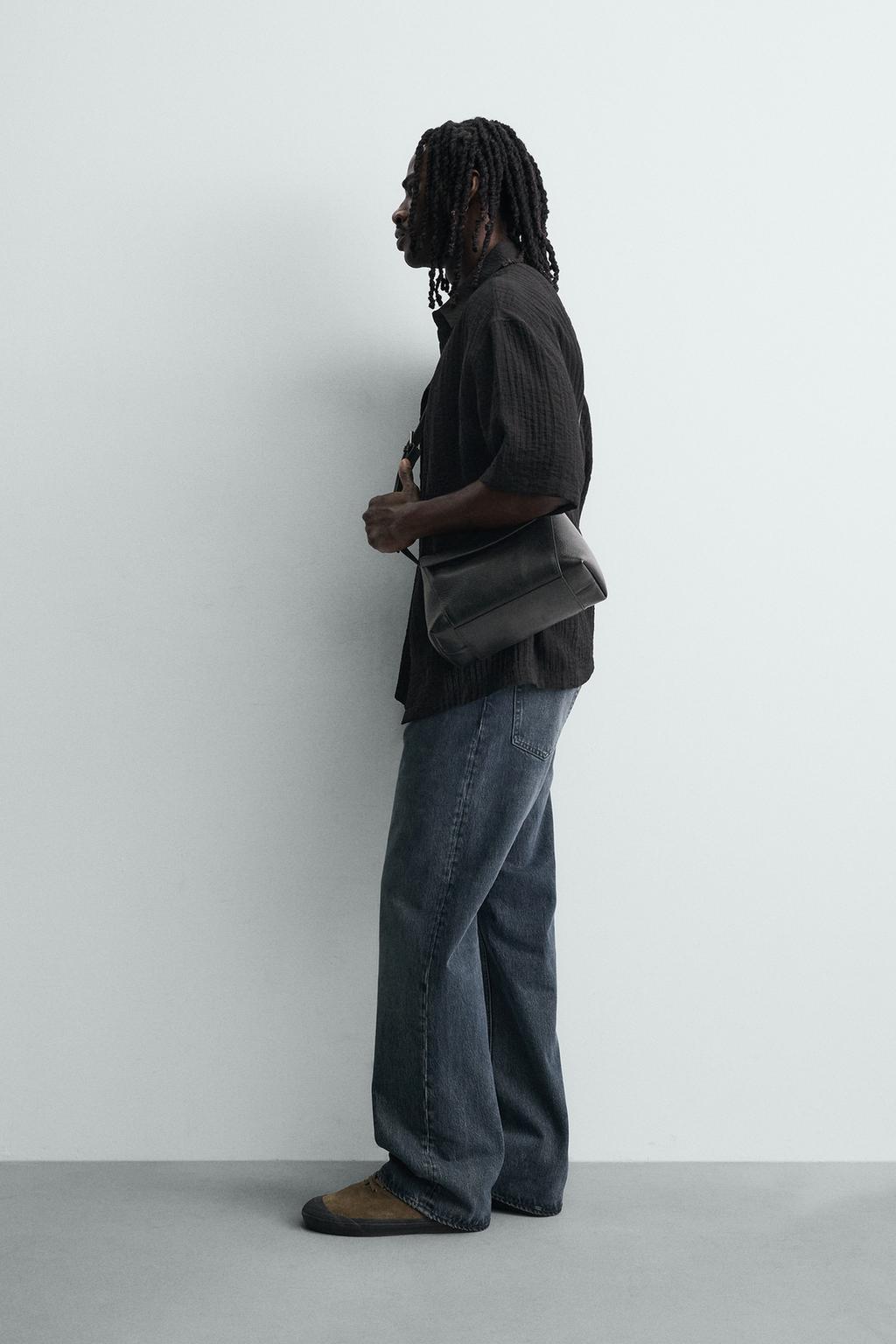 Рубашка из текстиля с текстурой