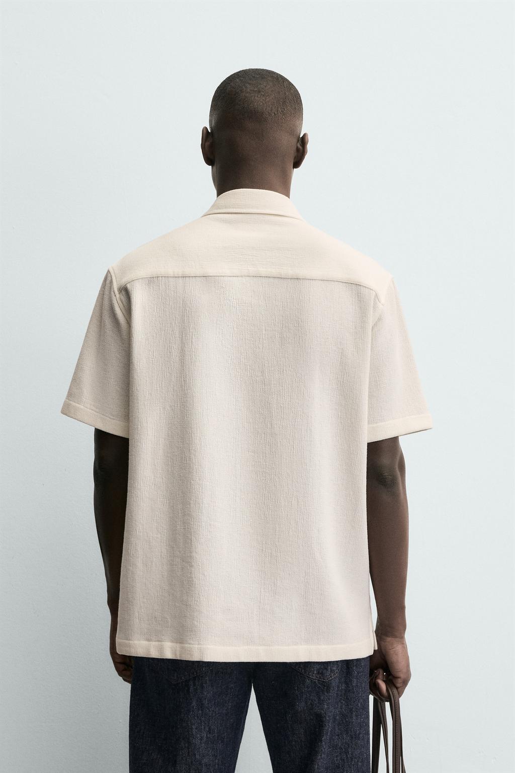 РУБАШКА ИЗ РЕЛЬЕФНОЙ ТКАНИ КОМФОРТ