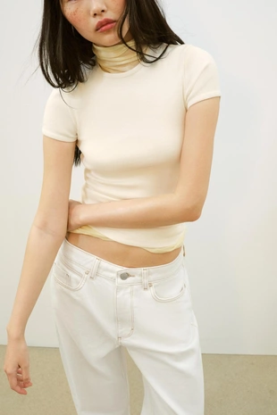 Футболка в рубчик- Заказать в России