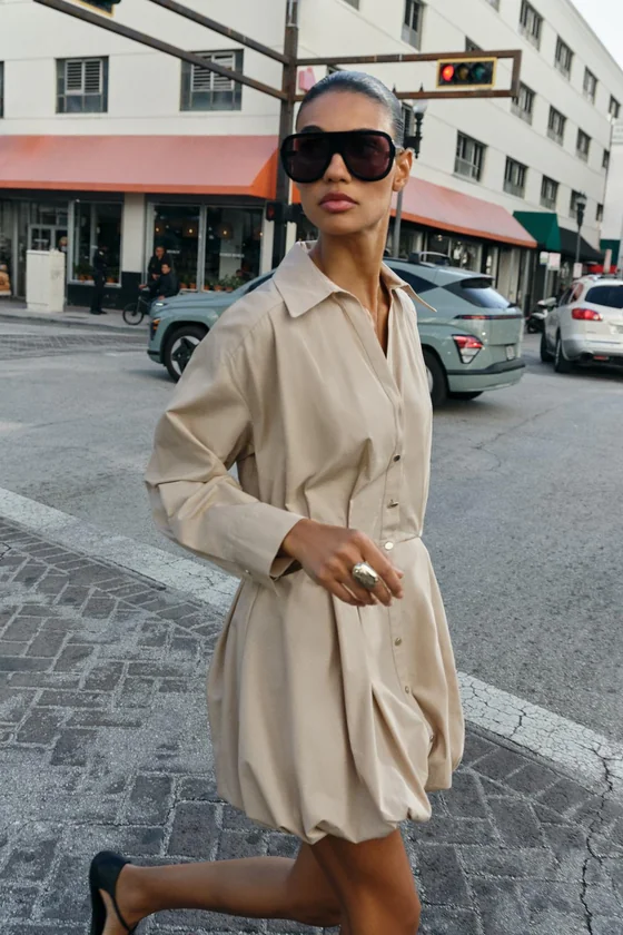 КОРОТКОЕ ПЛАТЬЕ-БАЛЛОН