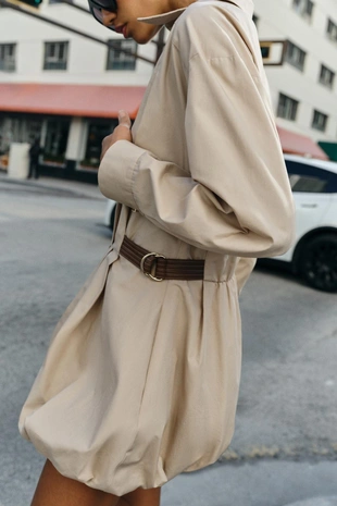 Короткое платье-баллон- Заказать в России