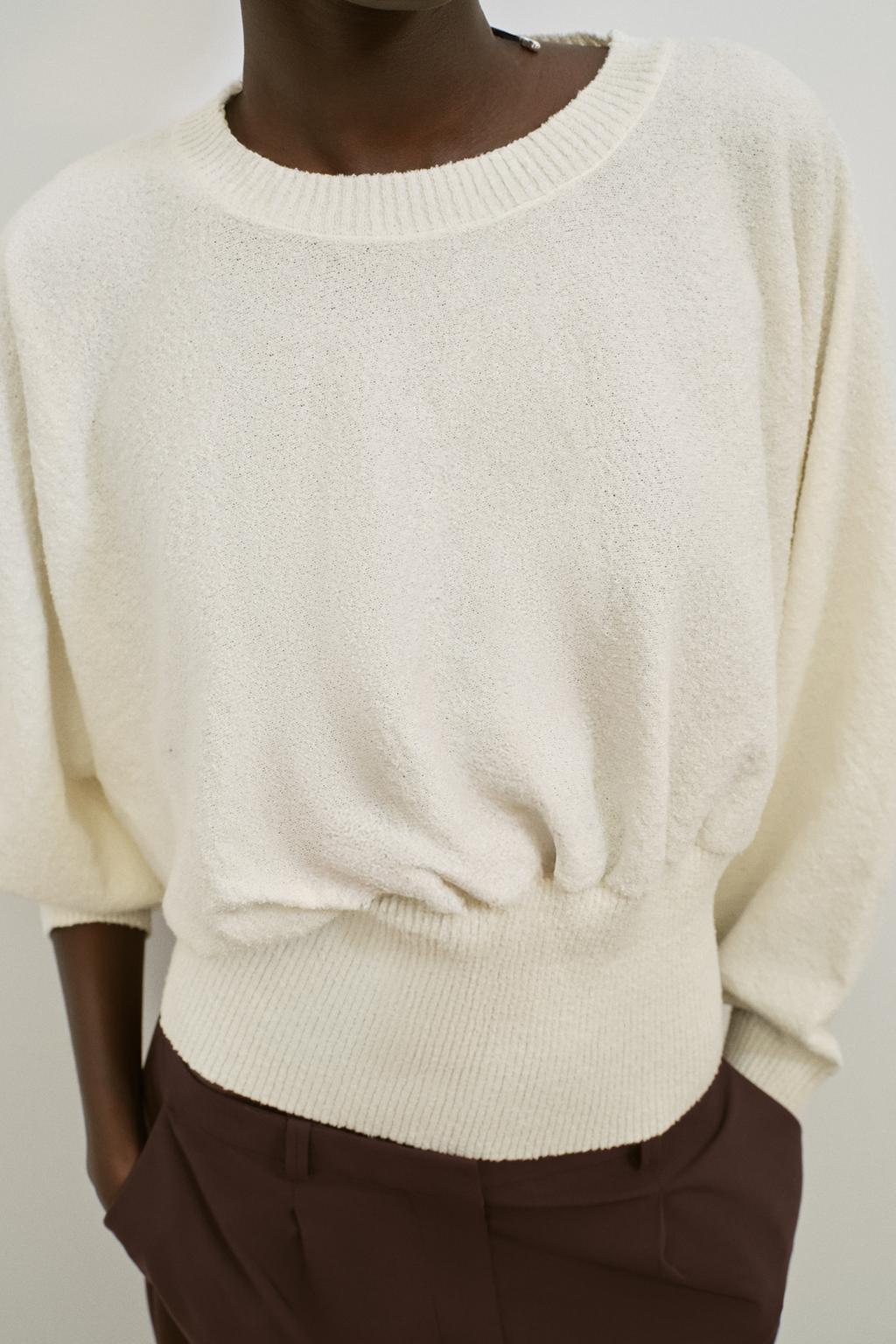 СВИТЕР С РУКАВАМИ «ЛЕТУЧАЯ МЫШЬ»