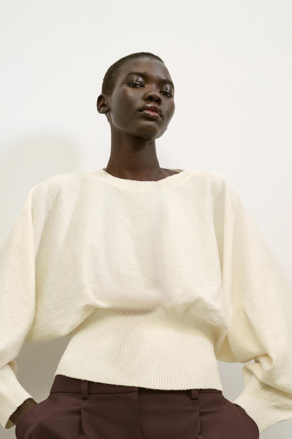 СВИТЕР С РУКАВАМИ «ЛЕТУЧАЯ МЫШЬ»