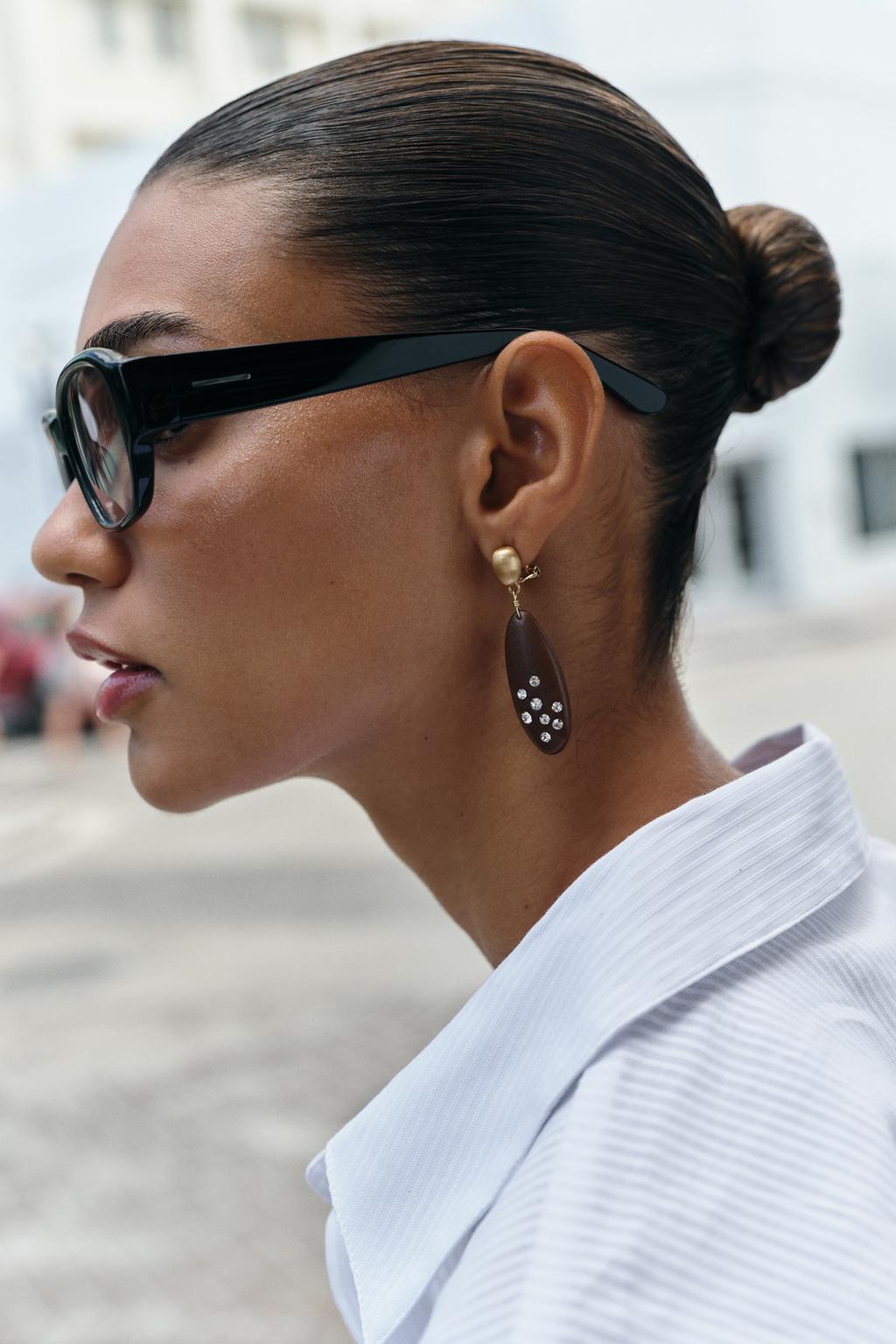 СЕРЬГИ «ПОД ДЕРЕВО» СО СТРАЗАМИ