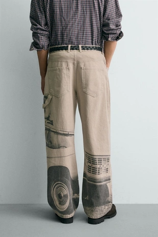 Брюки BAGGY FIT с принтом FORD ©- Заказать в России