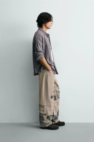 Брюки BAGGY FIT с принтом FORD ©- Заказать в России