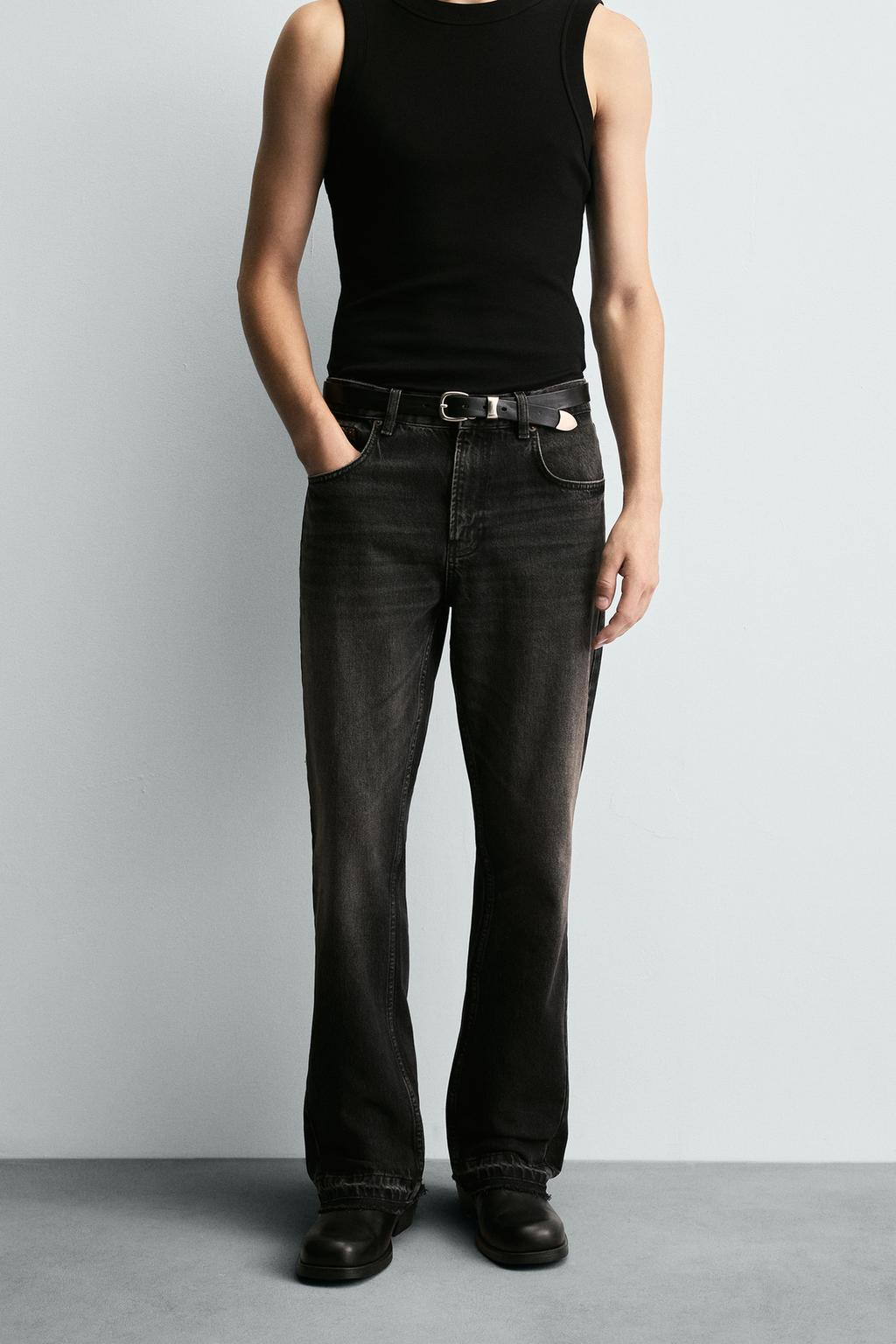 ДЖИНСЫ FLARE FIT С РАЗРЕЗАМИ