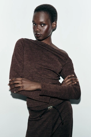 Брюки пике с поясом- Заказать в России