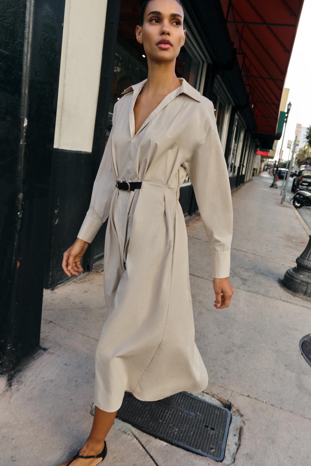 ПЛАТЬЕ МИДИ С ПОЯСОМ