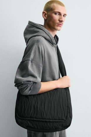 Стеганая нейлоновая сумка через плечо- Заказать в России