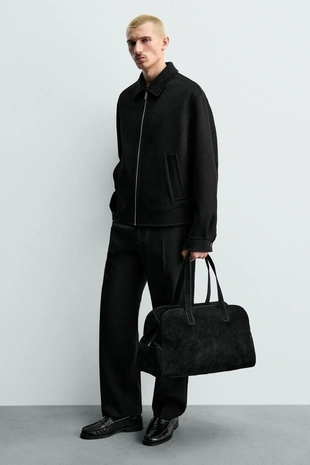 Кожаная дорожная сумка M- Заказать в России