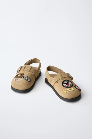 Кожаные сабо с микки маусом © DISNEY- Заказать в России