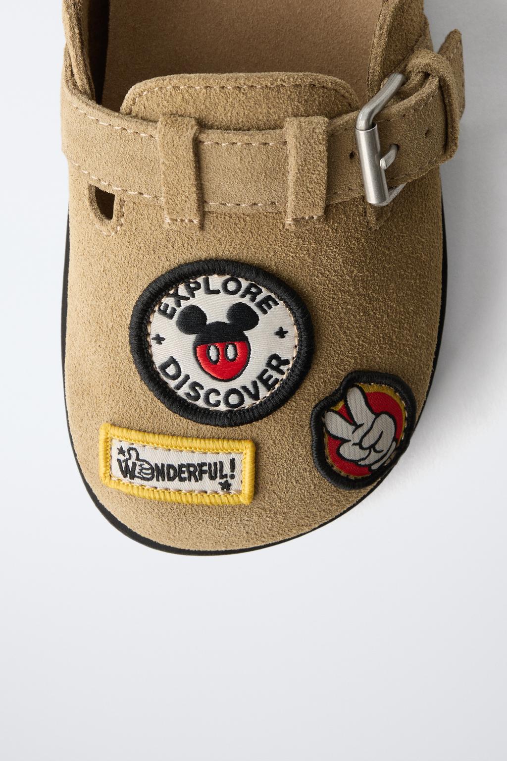 КОЖАНЫЕ САБО С МИККИ МАУСОМ © DISNEY