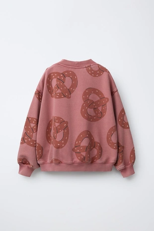 Толстовка с принтом «крендель»- Заказать в России