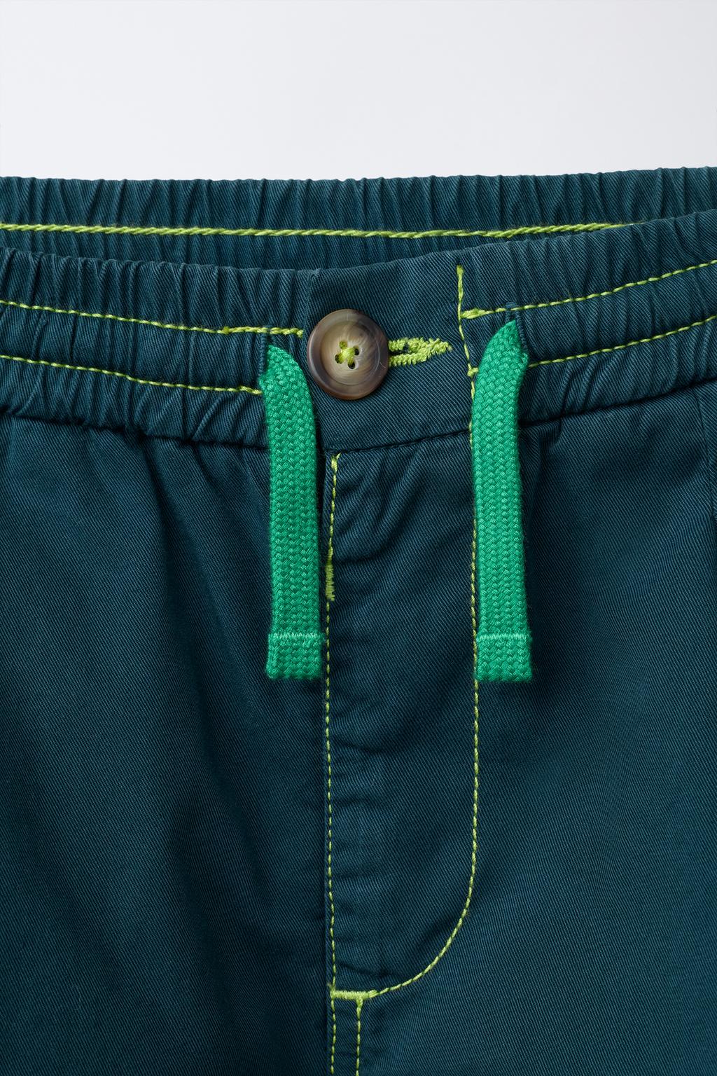 БРЮКИ BALLOON С ДЕКОРАТИВНОЙ ПРОСТРОЧКОЙ