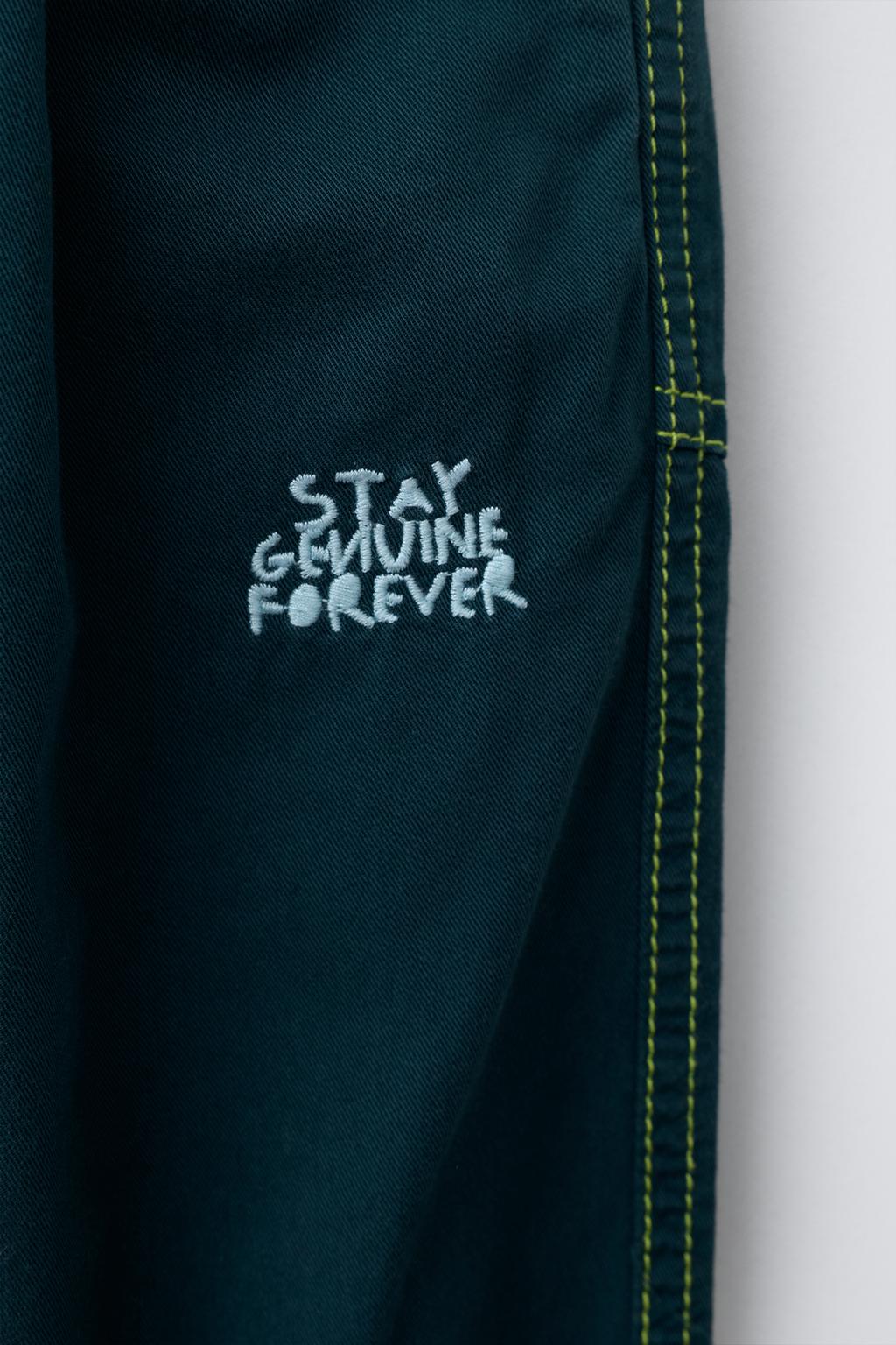 БРЮКИ BALLOON С ДЕКОРАТИВНОЙ ПРОСТРОЧКОЙ