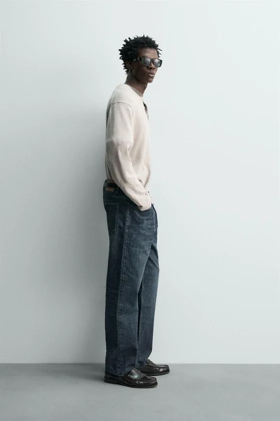 ДЖИНСЫ  укороченные ИЗ ДЕНИМА SELVEDGE