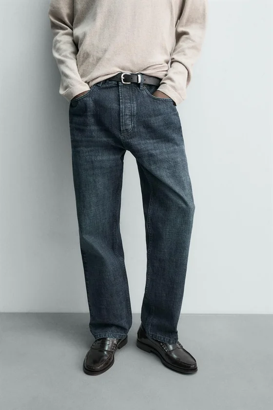 ДЖИНСЫ  укороченные ИЗ ДЕНИМА SELVEDGE