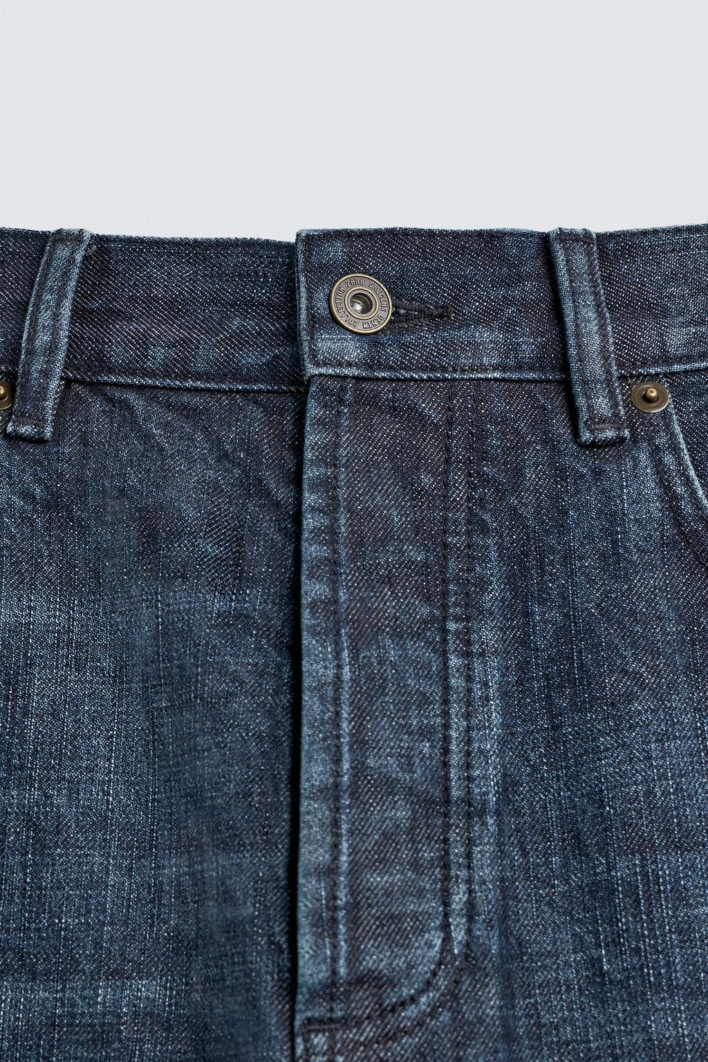 ДЖИНСЫ  укороченные ИЗ ДЕНИМА SELVEDGE