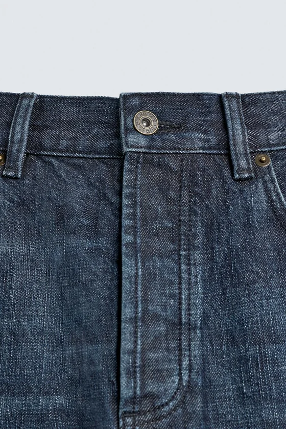 ДЖИНСЫ  укороченные ИЗ ДЕНИМА SELVEDGE