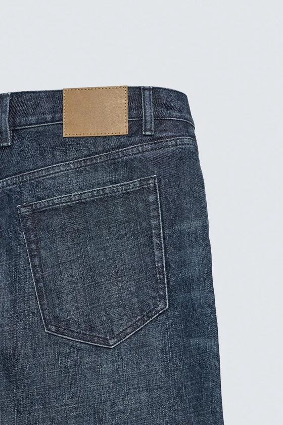 ДЖИНСЫ  укороченные ИЗ ДЕНИМА SELVEDGE