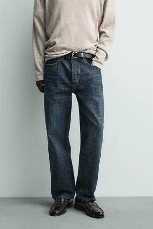 Джинсы  укороченные из денима Selvedge- Заказать в России