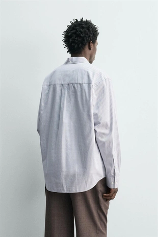 Рубашка из поплина в клетку- Заказать в России