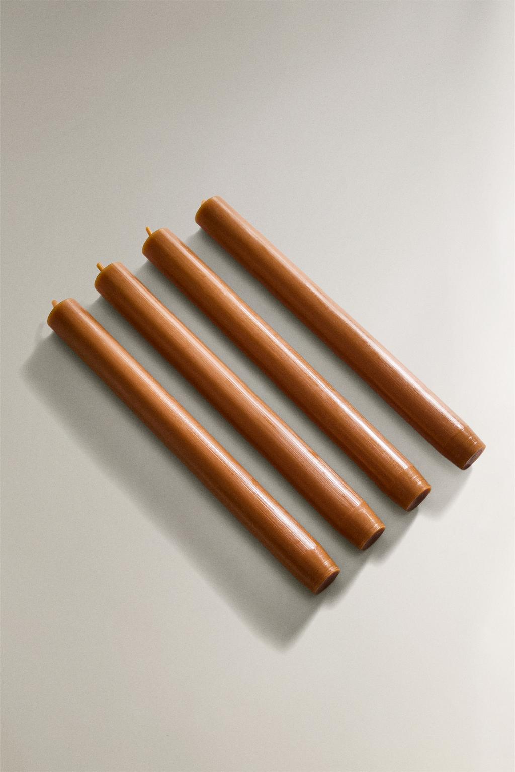 Набор длинных свечей (набор из 4 штук)