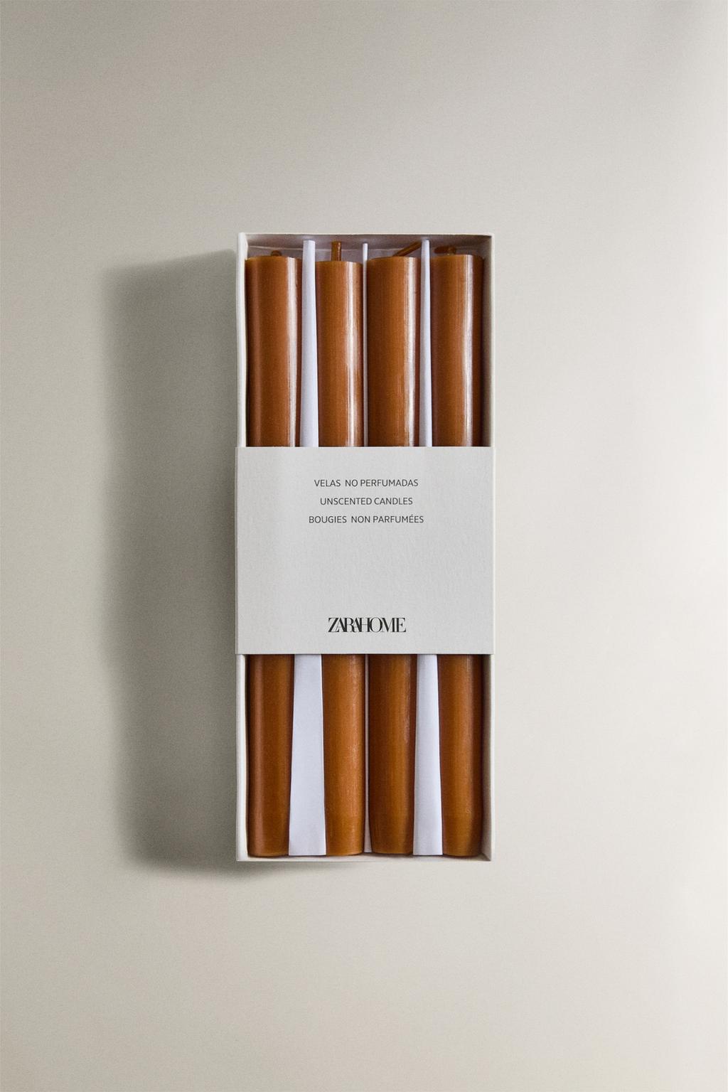 Набор длинных свечей (набор из 4 штук)