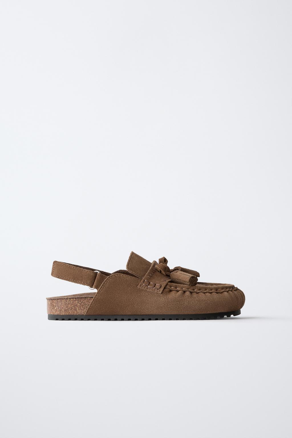 КОЖАНЫЕ САБО С КИСТОЧКАМИ