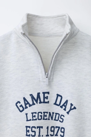 Толстовка JOGGING с текстом- Заказать в России