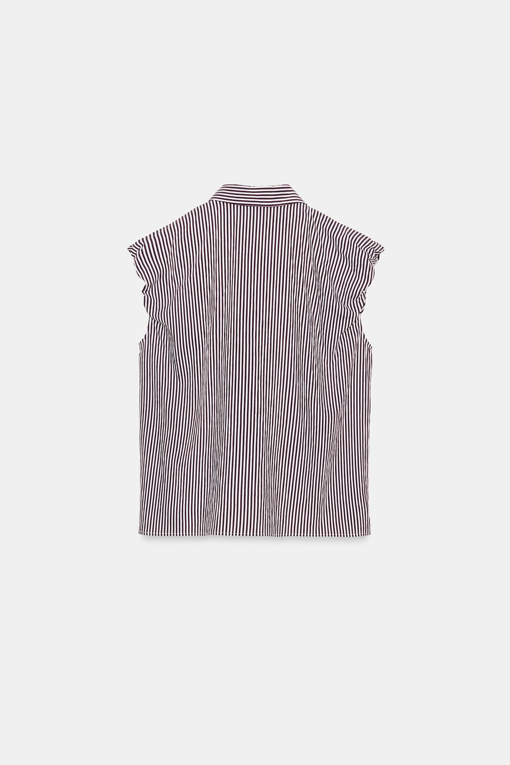 РУБАШКА С ОБЪЕМНЫМИ РУКАВАМИ