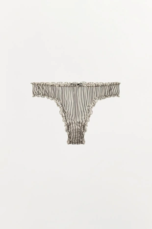 Трусы из 100% вискозы в полоску- Заказать в России