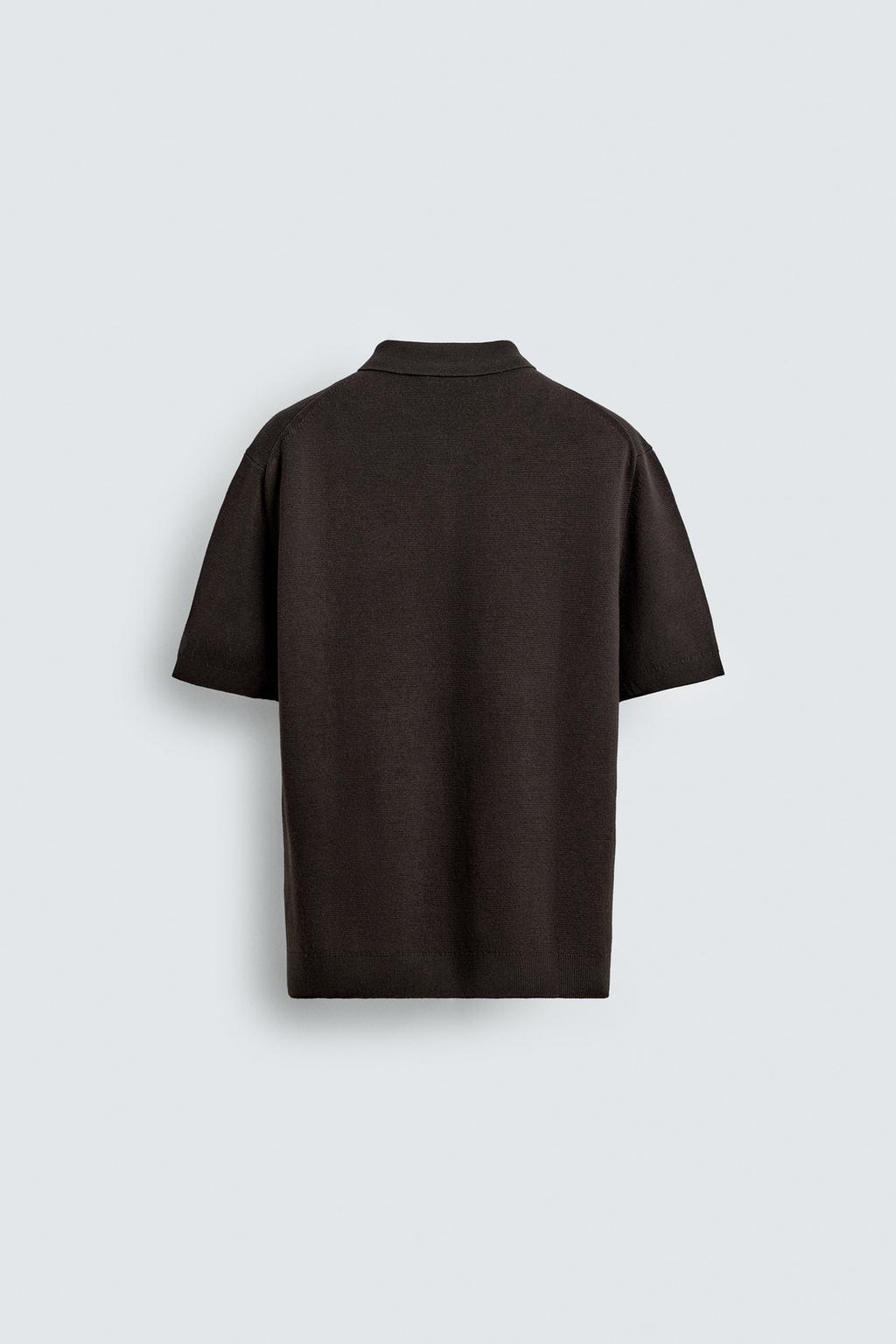 ПОЛО ИЗ ТРИКОТАЖА С МОЛНИЕЙ