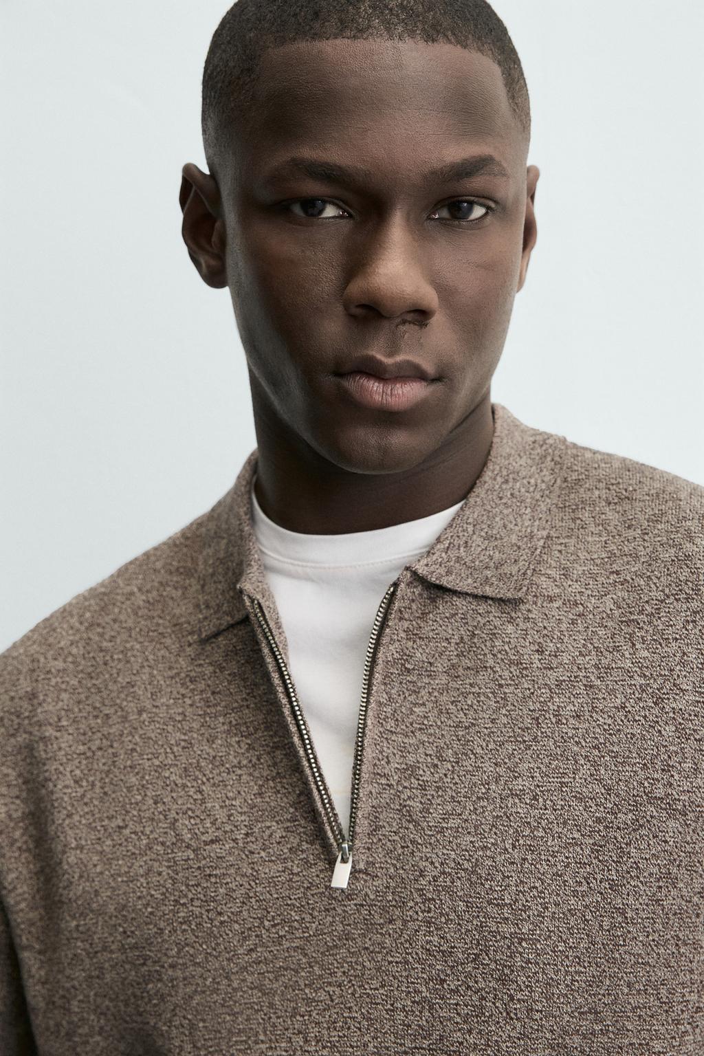 ТРИКОТАЖНОЕ ПОЛО НА МОЛНИИ