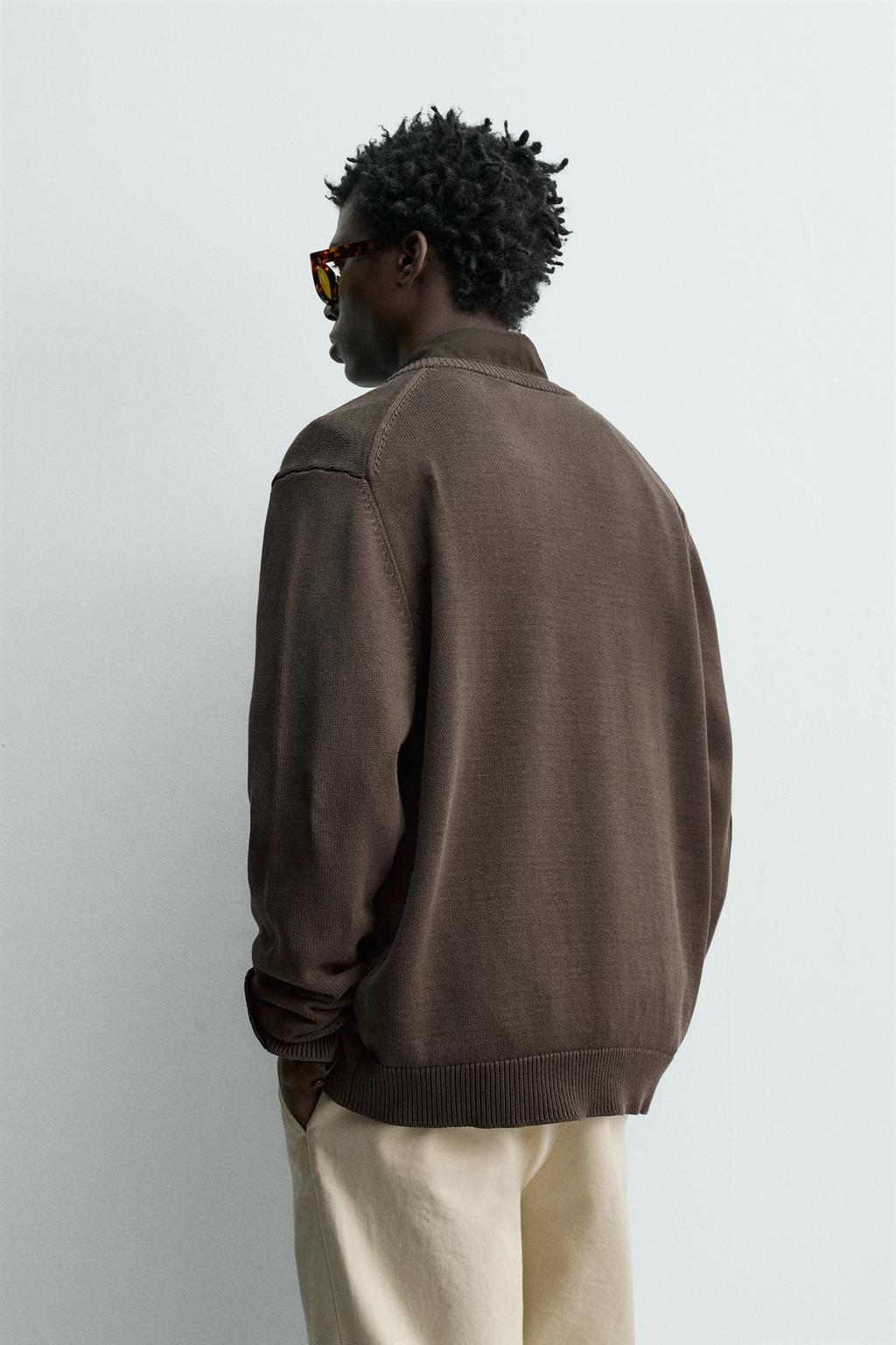 КАРДИГАН КЛАССИЧЕСКОГО КРОЯ ИЗ ХЛОПКА