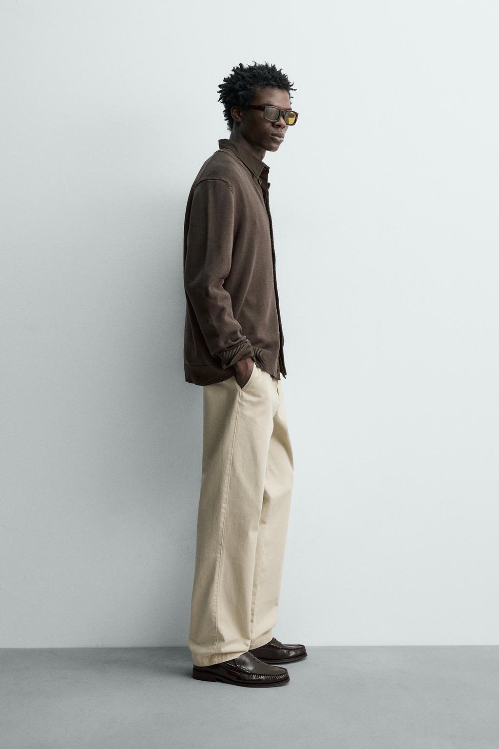 КАРДИГАН КЛАССИЧЕСКОГО КРОЯ ИЗ ХЛОПКА