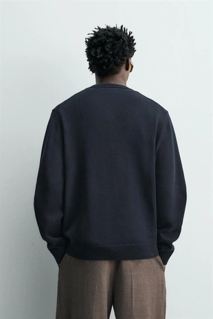 Кардиган из хлопка классического кроя- Заказать в России