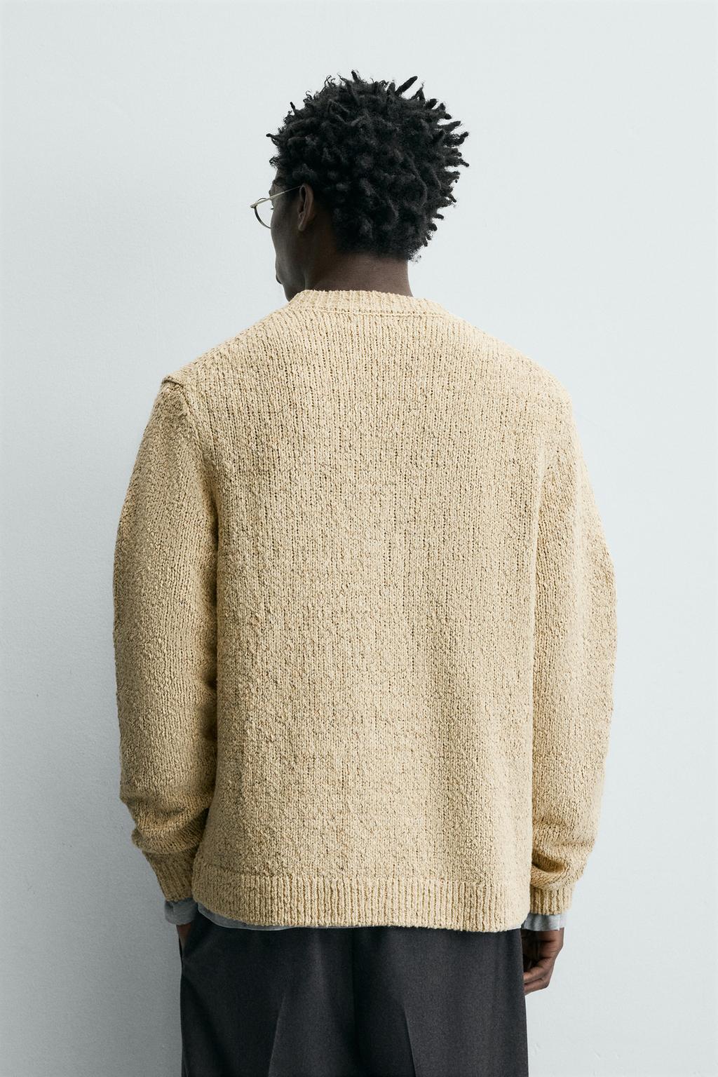 КАРДИГАН С РЕЛЬЕФНЫМ УЗОРОМ ИЗ НИТИ ТОРЗАЛ