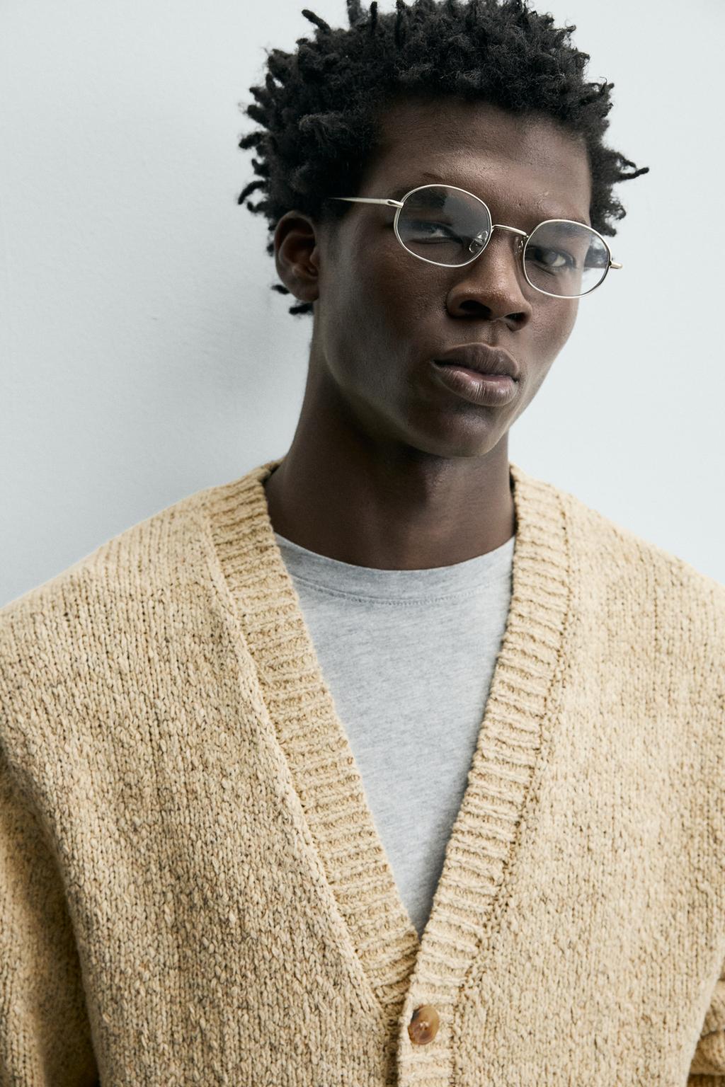 КАРДИГАН С РЕЛЬЕФНЫМ УЗОРОМ ИЗ НИТИ ТОРЗАЛ