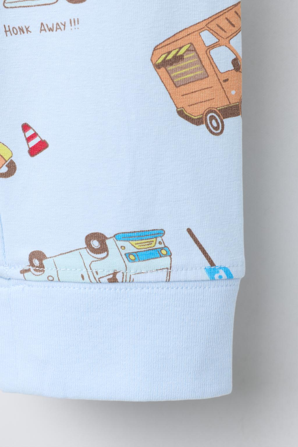 1,5-6 ЛЕТ/ПИЖАМА С ПРИНТОМ «МАШИНКИ»