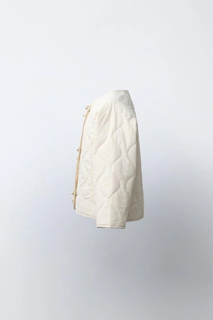 Стеганая куртка с бантами- Заказать в России